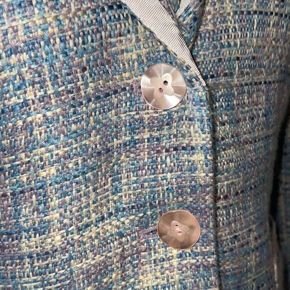 Chadwick’s Women’s 2 Piece Blazer & Skirt Tweed Women’s Suit size 10P - Picture 7 of 14